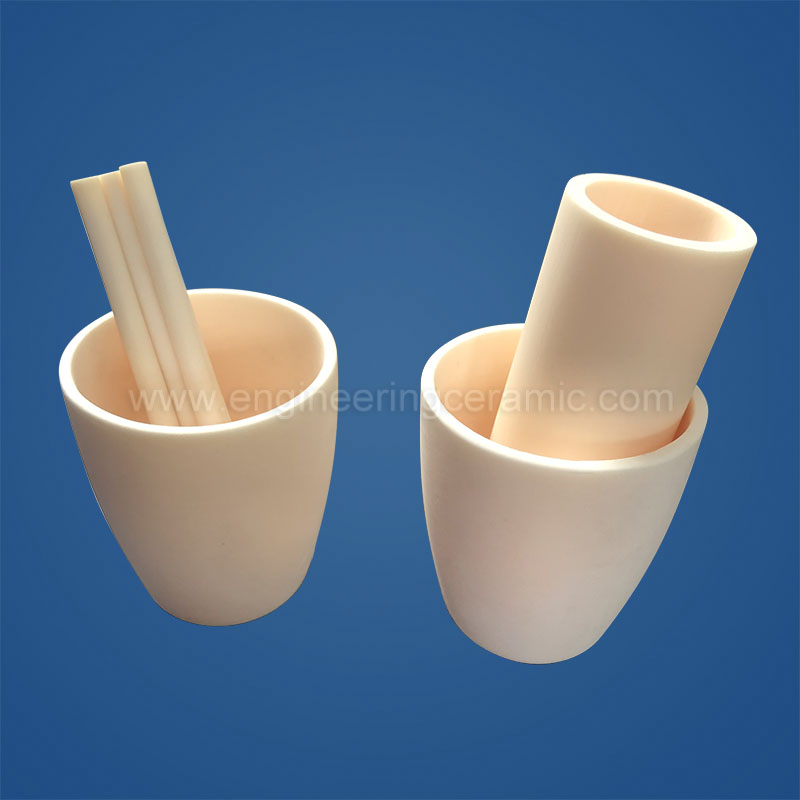 Alumina Ceramic Conical Crucibles